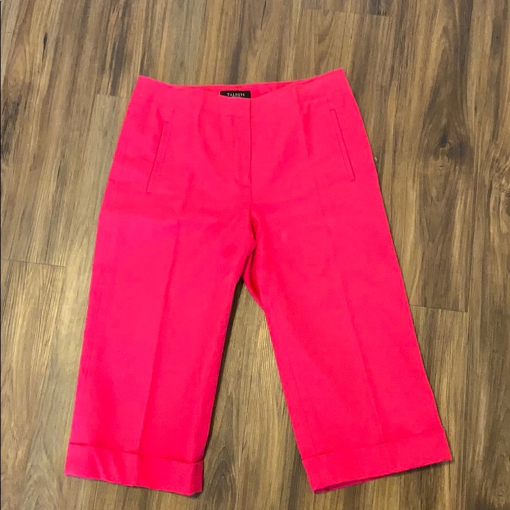 Talbots hot pink pants